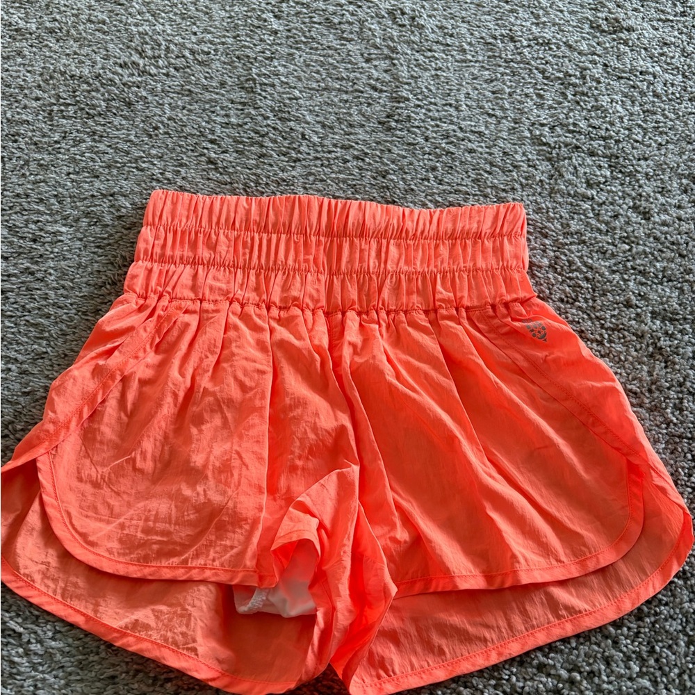 FP Movement by Free People Neon Orange Athletic Shorts